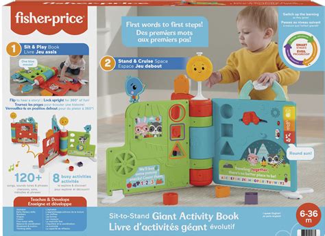 Fisher Price Sit To Stand Giant Activity Book